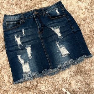 Forever 21 Jean Mini Skirt